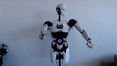 Gesture (basic) first 3D printed robot InMoov for viirtuality