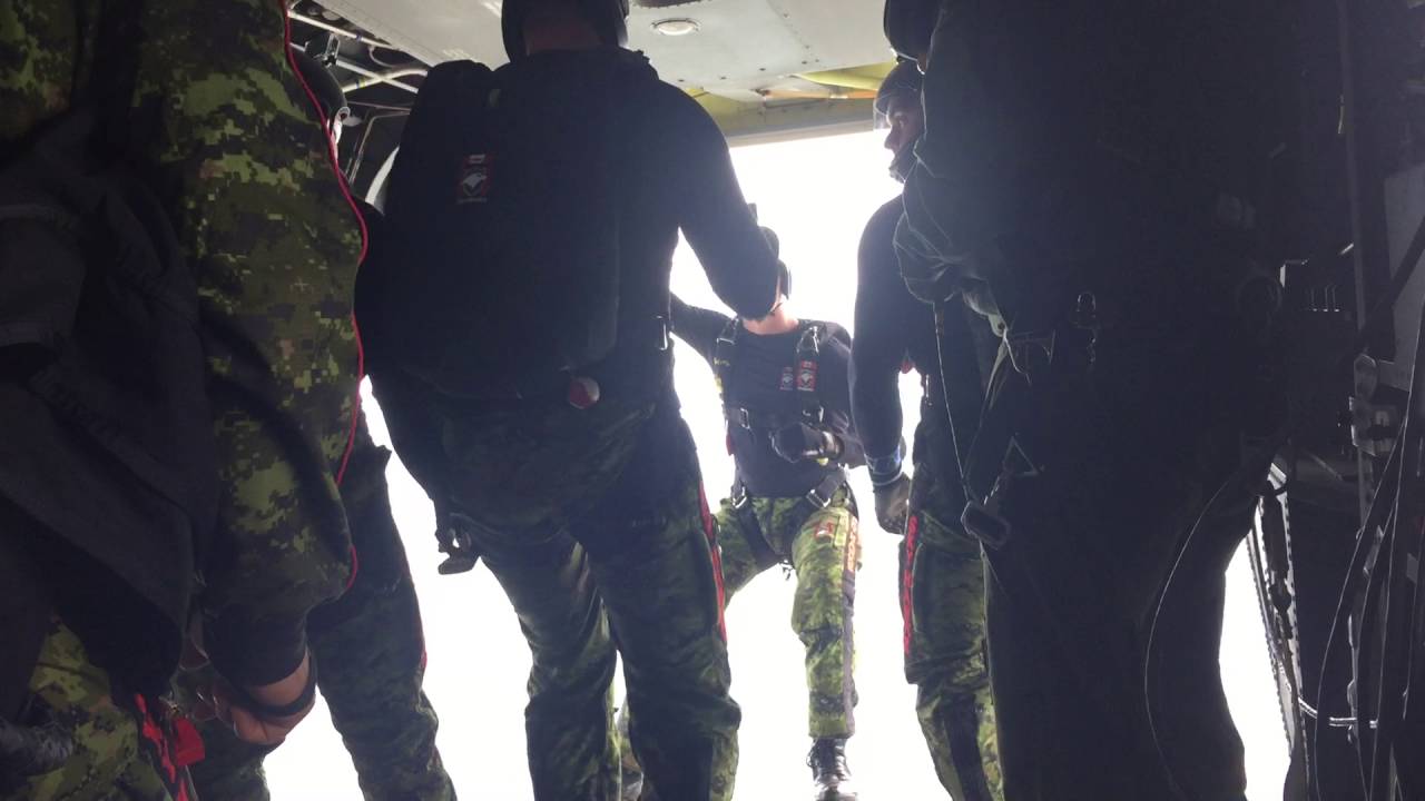 SkyHawks at CFB Borden