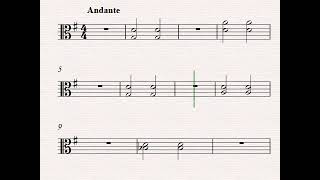 Double Stop Warm Up  Viola