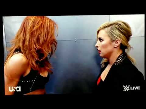 WWE Monday Night RAW March 28th, 2022 Becky Lynch Calls Bianca Belair A B***h