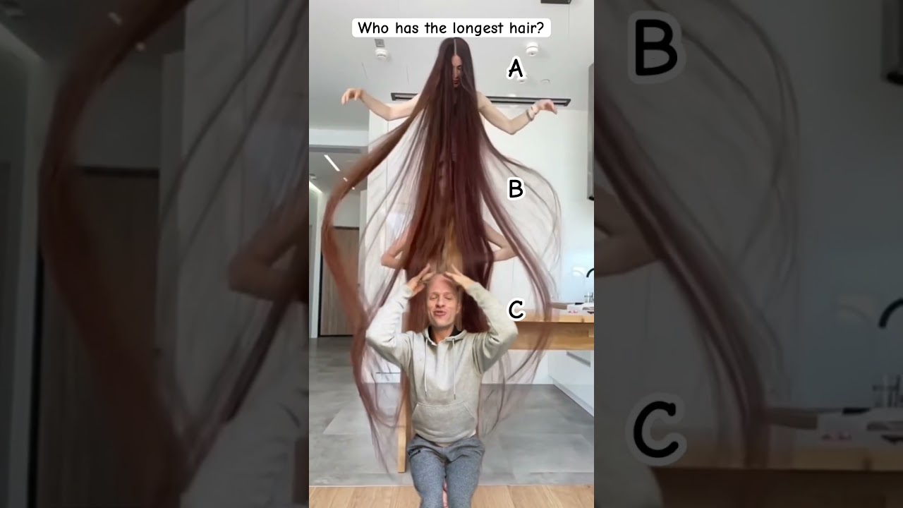Who has the longest hair? 