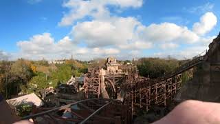 VR 360 on ride pov Indiana jones and the temple of peril  at disneyland paris