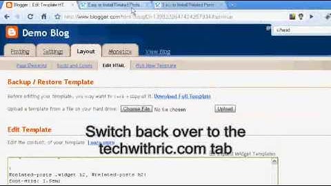 How to implement Related Posts in Blogger