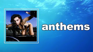 Charli XCX - anthems (Lyrics)