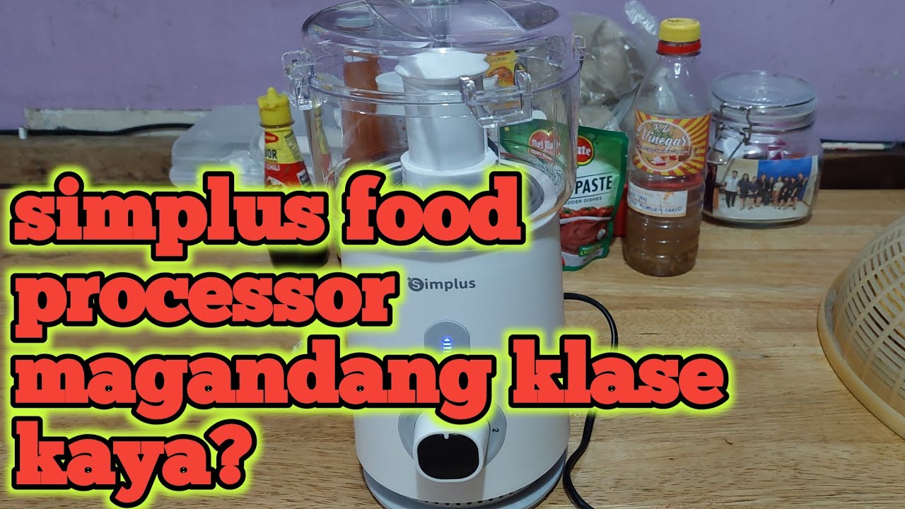 maganda at mabilis mag chop o giling ang simplus food processor! - YouTube