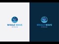 Professional Whale Logo Design (Adobe Illustration 2021)