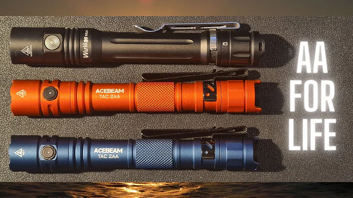 Revival Of The AA Flashlight? ACEBEAM TAC 2AA (Orange VS Blue Edition!)