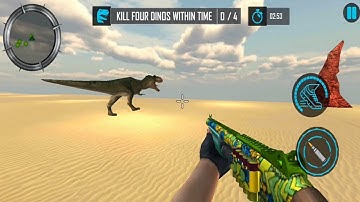 Real Dino Hunter Fps Shooter Android ios Gameplay - Dinosaur game - Dinosaur Planet Gaming #20