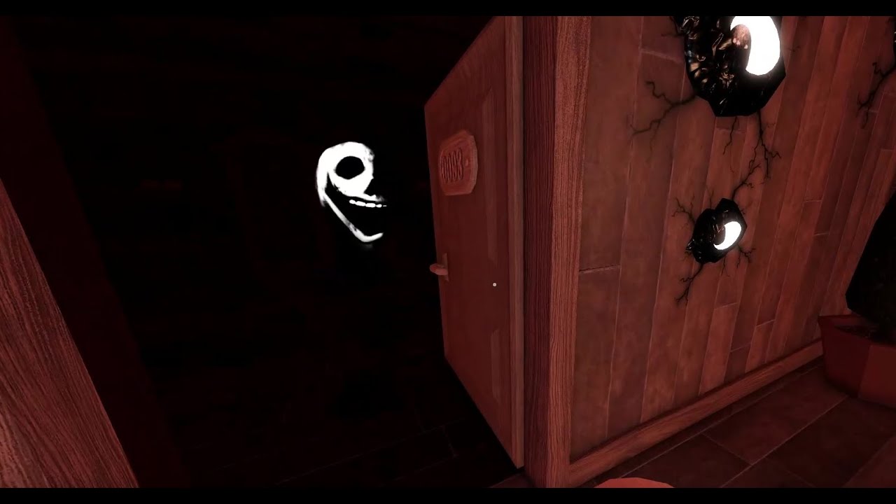 JACK RED ROOM appearance in SEEK hallway in ROBLOX DOORS 