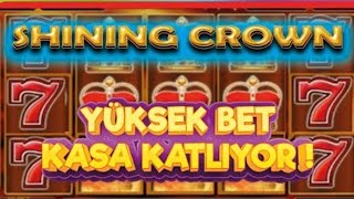 Slot Oyunlari Shining Crown Büyük Kazanç, Yüksek Bet Kasa Katliyor I