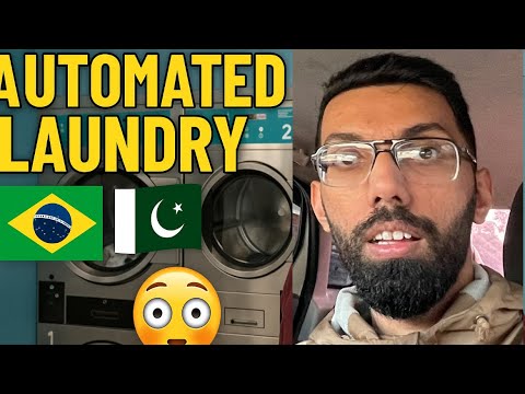 Using AUTOMATED LAUNDRY in Brazil 🇧🇷🧺 | Expensive than Pakistan?😱🤯| Self Service