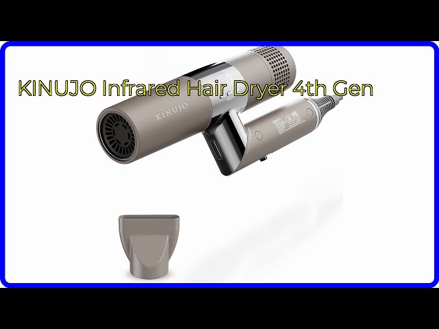 REVIEW (2026): KINUJO Infrared Hair Dryer 4th Gen. ESSENTIAL