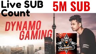Dynamo Gaming Live SUB Count | Rush To 5M Subscriber