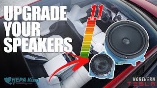 UPGRADE Your Tesla Sound System! Install and Review of HepaKing's Ultimate Speaker Upgrade Kit
