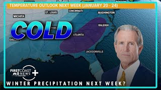 Tracking chances for winter precipitation in the deep south next week