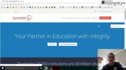 Turnitin basics - Create a class, add students, set assignment, check similarity