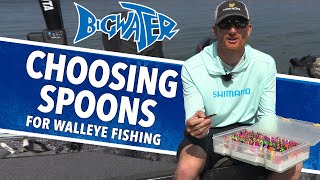 How to Choose The Right Size and Color Spoons for Walleye Fishing