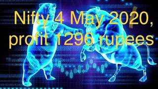 Live trading in nifty booked profit 1296 rupees only screenshot 5