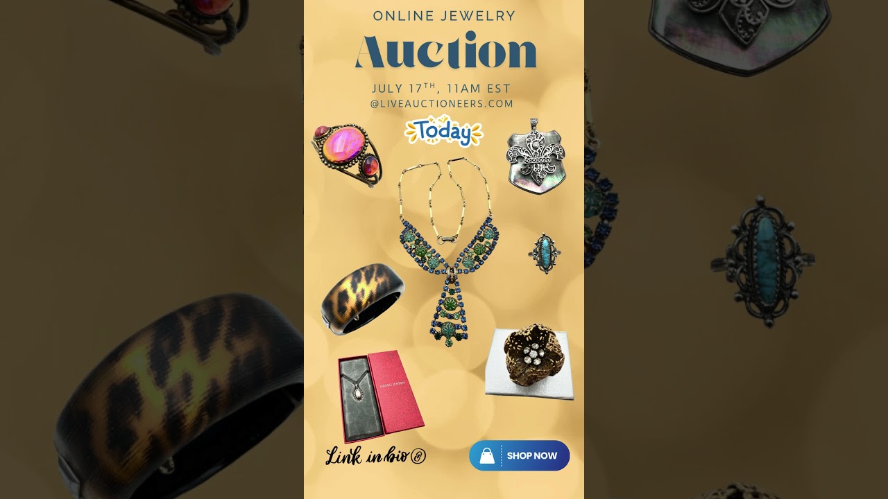 Live Jewelry Auction Today @liveauctioneers.com 