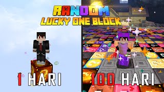 100 Hari Di Minecraft Random Lucky One Block (Part 2)
