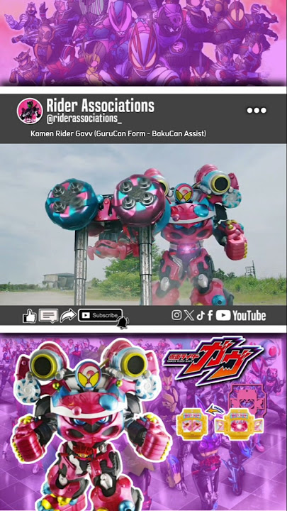 Kamen Rider Gavv (GuruCan Form - BakuCan Assist) Finisher🍭🔥#shorts