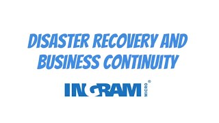 Disaster Recovery Business Continuity Data Center
