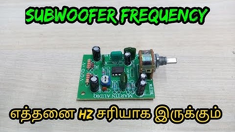 WHAT SUBWOOFER FREQUENCY MATCHING AMPLIFIER