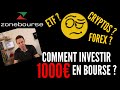 Comment investir 1000 euros en bourse 