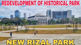 RIZAL PARK REDEVELOPMENT TODAY 02-17-2024 MANILA UPDATE