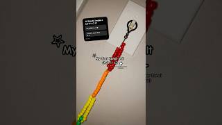 Kandi Belt Chain :3 ★ #kandi #belt #chain #rainbow #beginner ☕️🥝 ☆