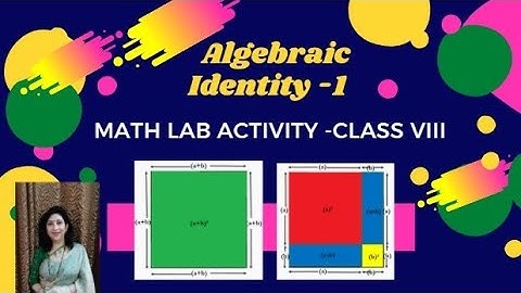 MATH LAB ACTIVITY-Class VIII: Verification of ALGEBRAIC IDENTITY (a + b)² = a² + 2ab + b²