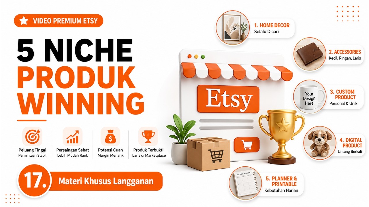 Video 17  ide produk digital yang wajib kita jual di etsy