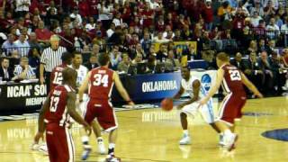 Hansbrough Missing a Dunk (NCAA Elite 8 2009 - UNC v. Oklahoma)