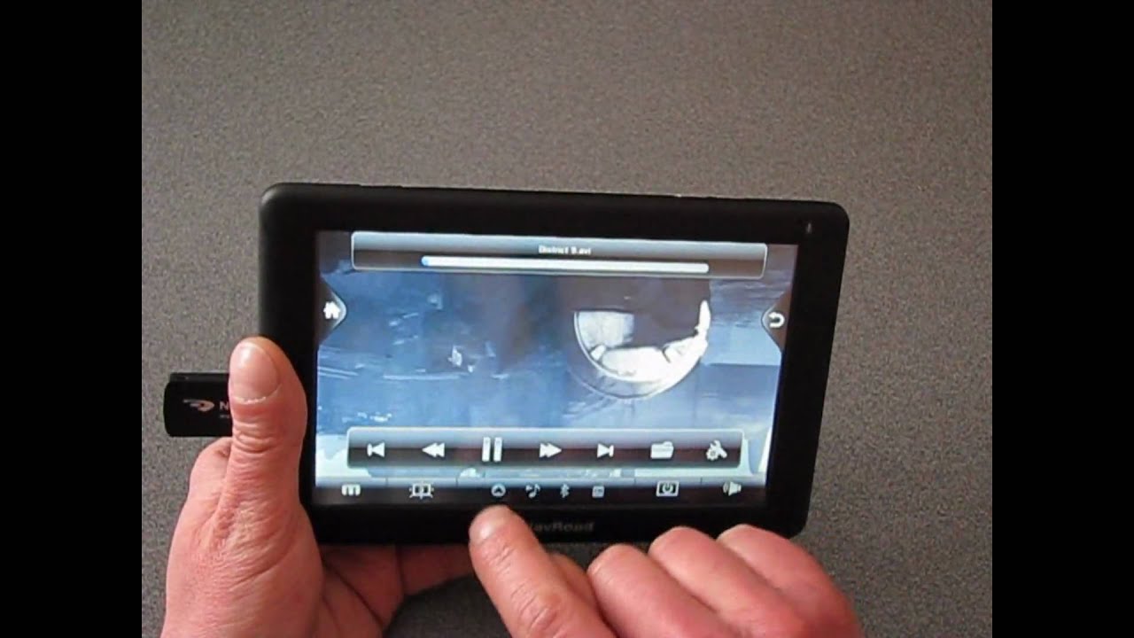 NavRoad NR780H Hugo - odtwarzanie filmów