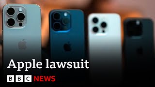 Apple shares fall as US lawsuit claims iPhone “monopoly” violates anti-trust rules | BBC News Resimi