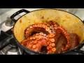 Spaghetti alla chitarra con polpo e pecorino