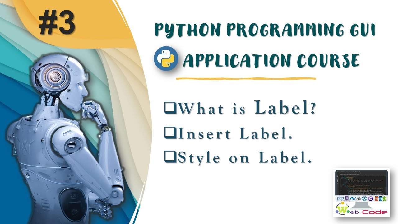 What is Label in Python Tkinter? #Part3 - YouTube