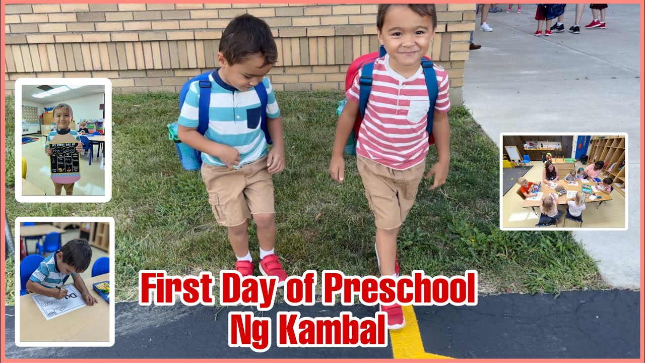 FIRST DAY OF PRESCHOOL NG KAMBAL GRABE ANG IYAKAN AT SIGAWAN SA LOOB