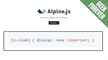 👨‍💻Fixing Animation Glitch in Alpine.js using X-Cloak