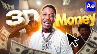 3D MONEY Transition in After Effects (Music Video Effects)