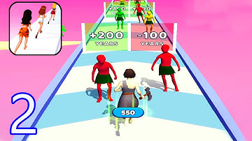 Human Evolution Run 3D - Max Level Gameplay Walkthrough Part 2 (Level 6-10)