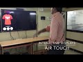 AirTOUCH Hand Movement & Gesture Driven Fashion / Apparel / Cloth Interactive Menu