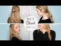4 Cute Back To School  Hairstyles ♡
