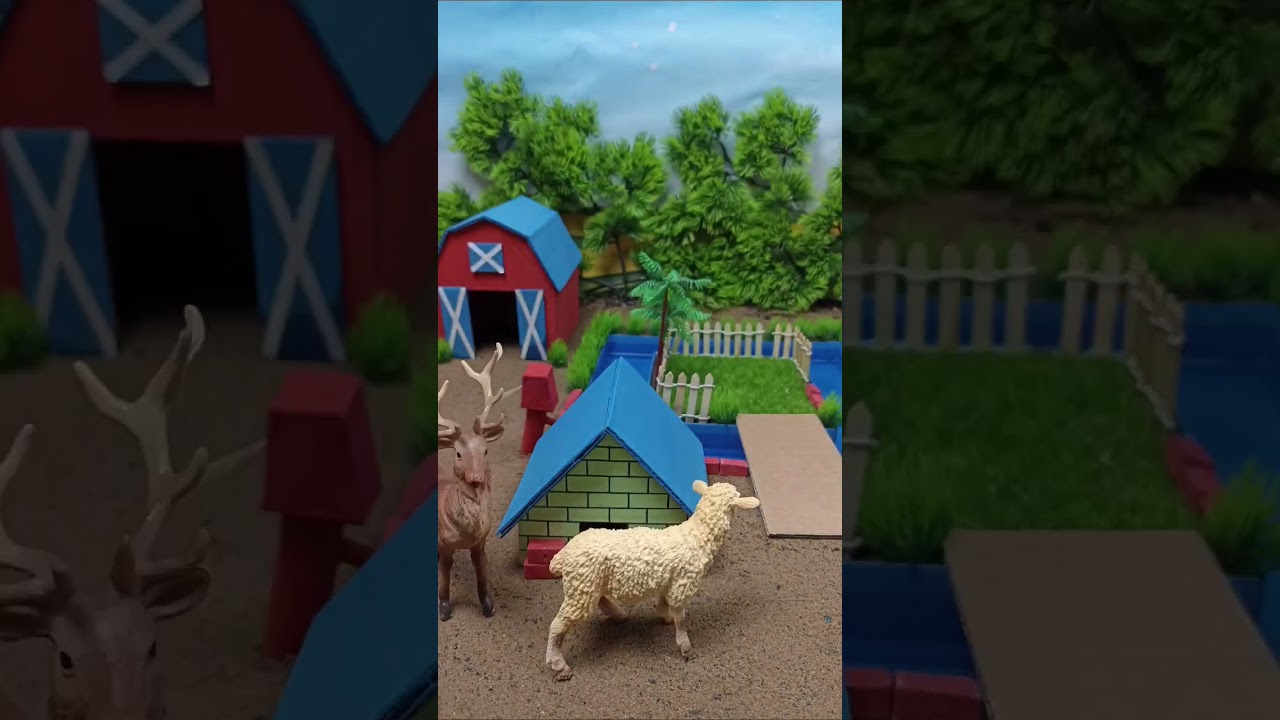 Sheep - deer running | DIY Mini Farm 