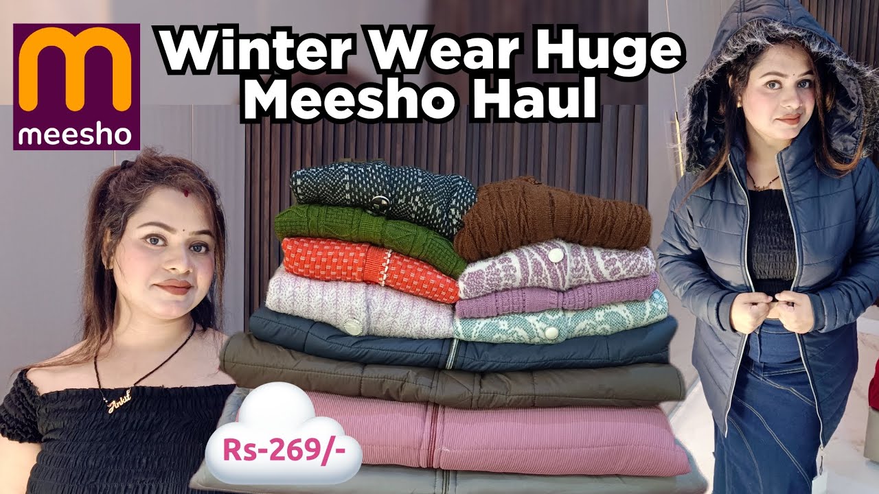 Winter wear Huge Meesho Haul 😍 
