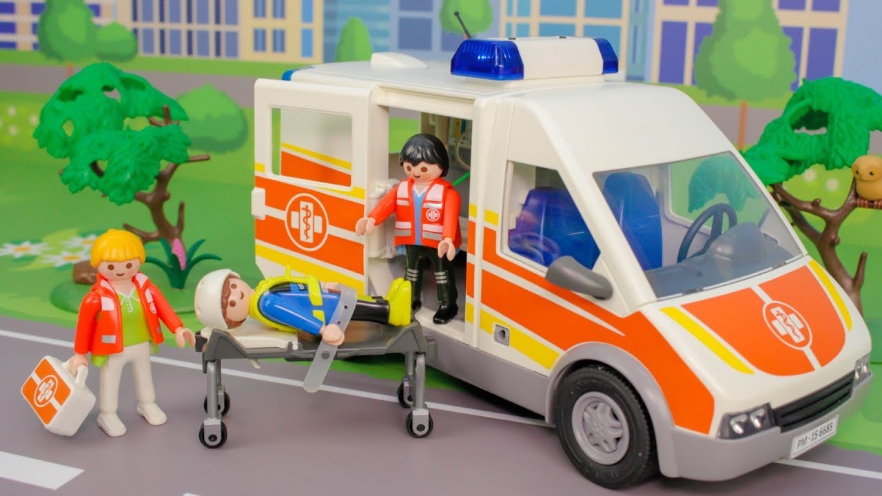 Playmobil city action Hospital review. New cartoon YouTube