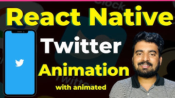 React Native Twitter Animation  - with Animated🔥 | Engineer Codewala