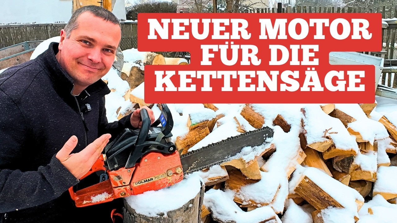 Neuer Kolben und Zylinder für Kettensäge - Dolmar PS 43