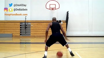 One-Hand-Under Crossover, 2-Step Cross Drive Finish Pt. 1 | Dre Baldwin