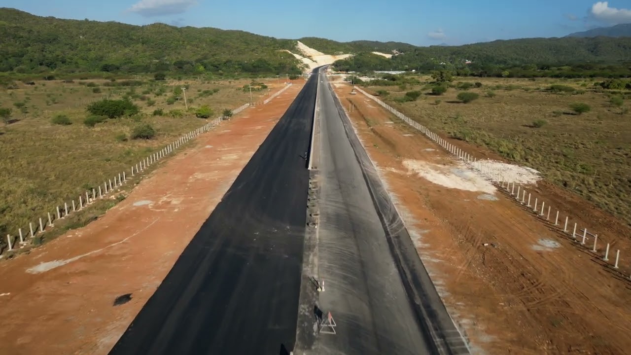 New Highway 2000 Expansion Project, Toll Gate Clarendon To St. Toolis Manchester,  Non Stop Flight.